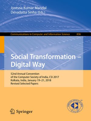 cover image of Social Transformation – Digital Way